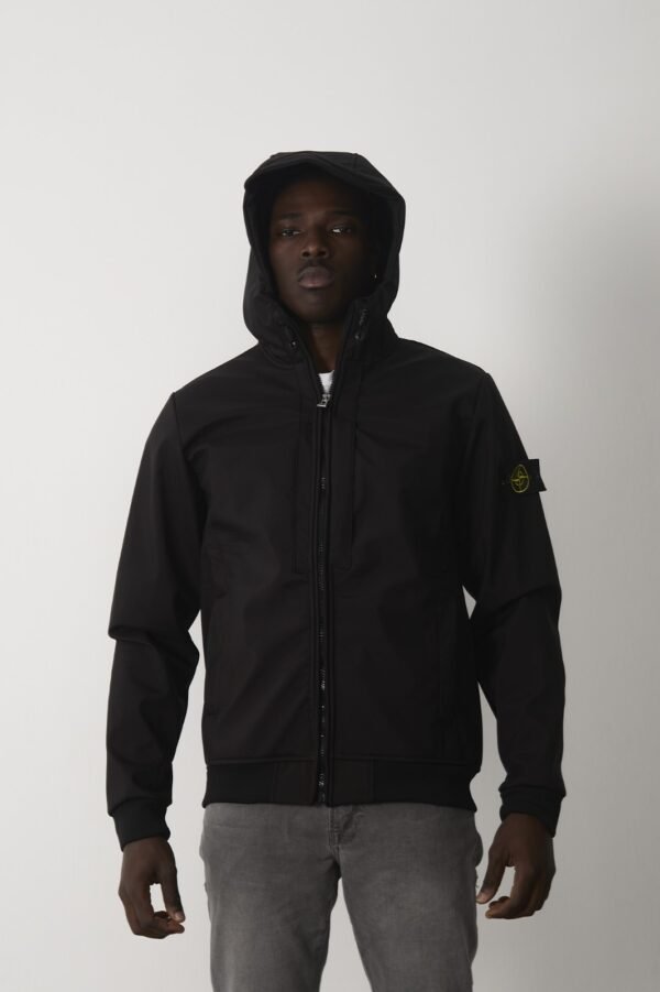 STONE ISLAND SOFTSHELL BLACK