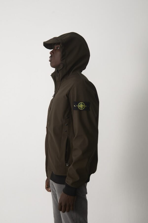STONE ISLAND SOFTSHELL ARMYGREEN - Image 2