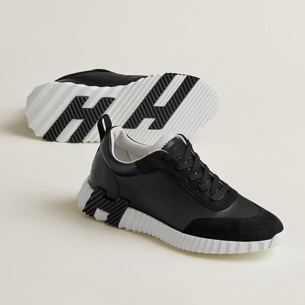 HERMES BOUNCING BLACK LEATHER