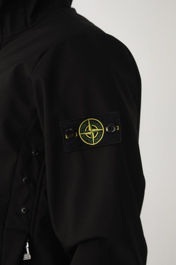 STONE ISLAND SOFTSHELL BLACK - Image 3