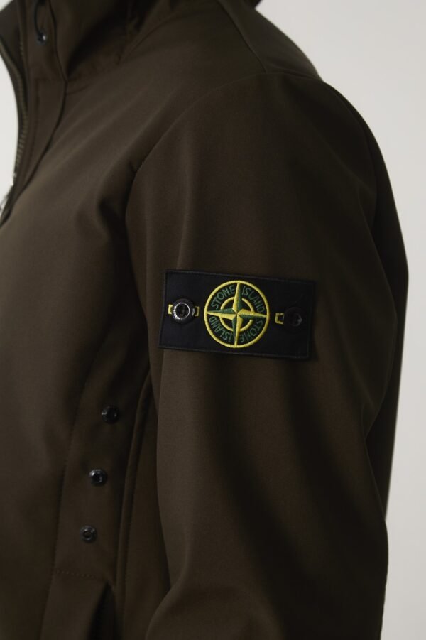 STONE ISLAND SOFTSHELL ARMYGREEN - Image 3