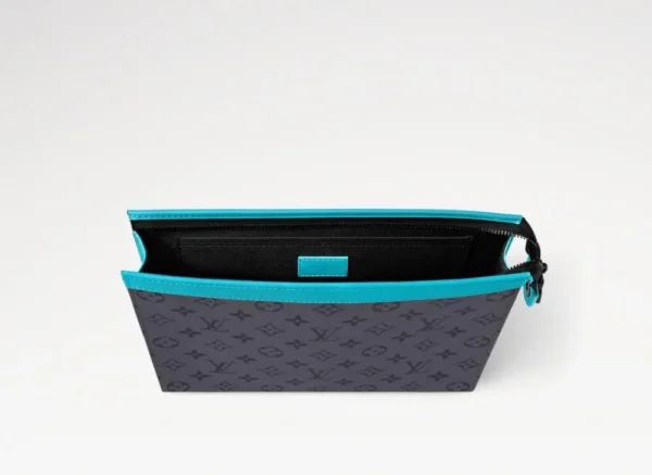 LOUIS VUITTON VOYAGE MM GREY/BLUE - Image 2