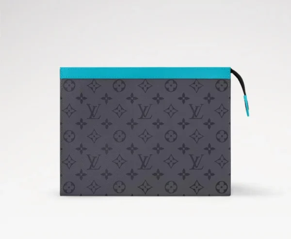 LOUIS VUITTON VOYAGE MM GREY/BLUE - Image 3